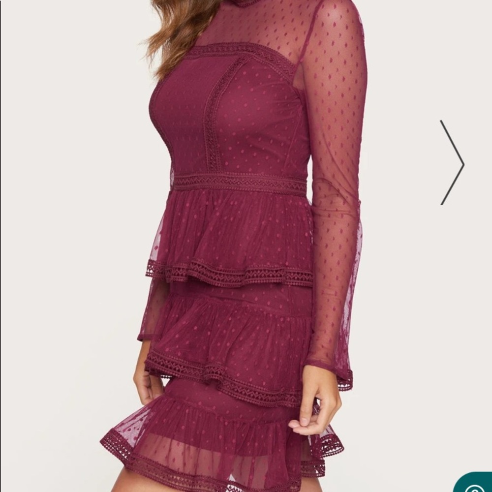 Bebe Ruffles and Lacey dress